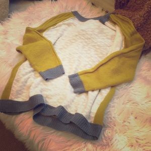 Ellison colorblock knit sweater